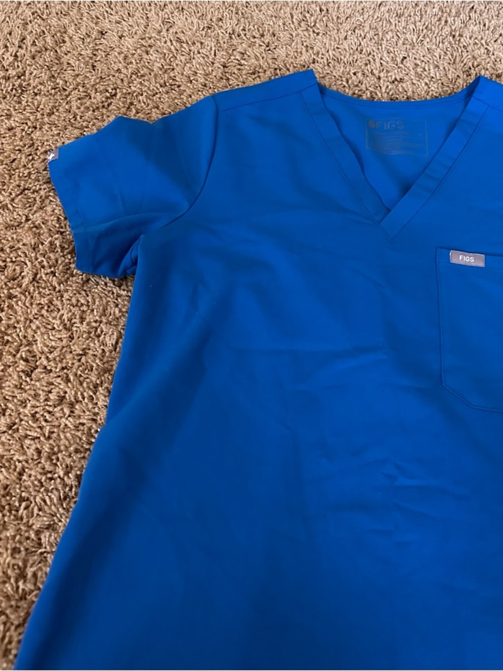 Figs Royal Blue Scrub Set Medium - Picture 9 of 12